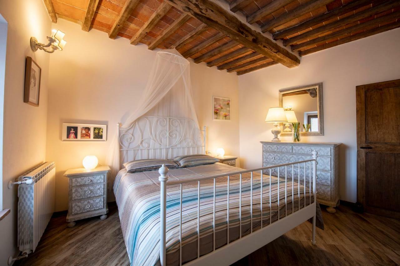 La Casina Di Pia Apartment Montieri Luaran gambar